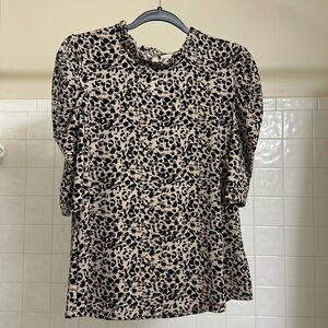 Nordstrom Rack Cheetah Blouse